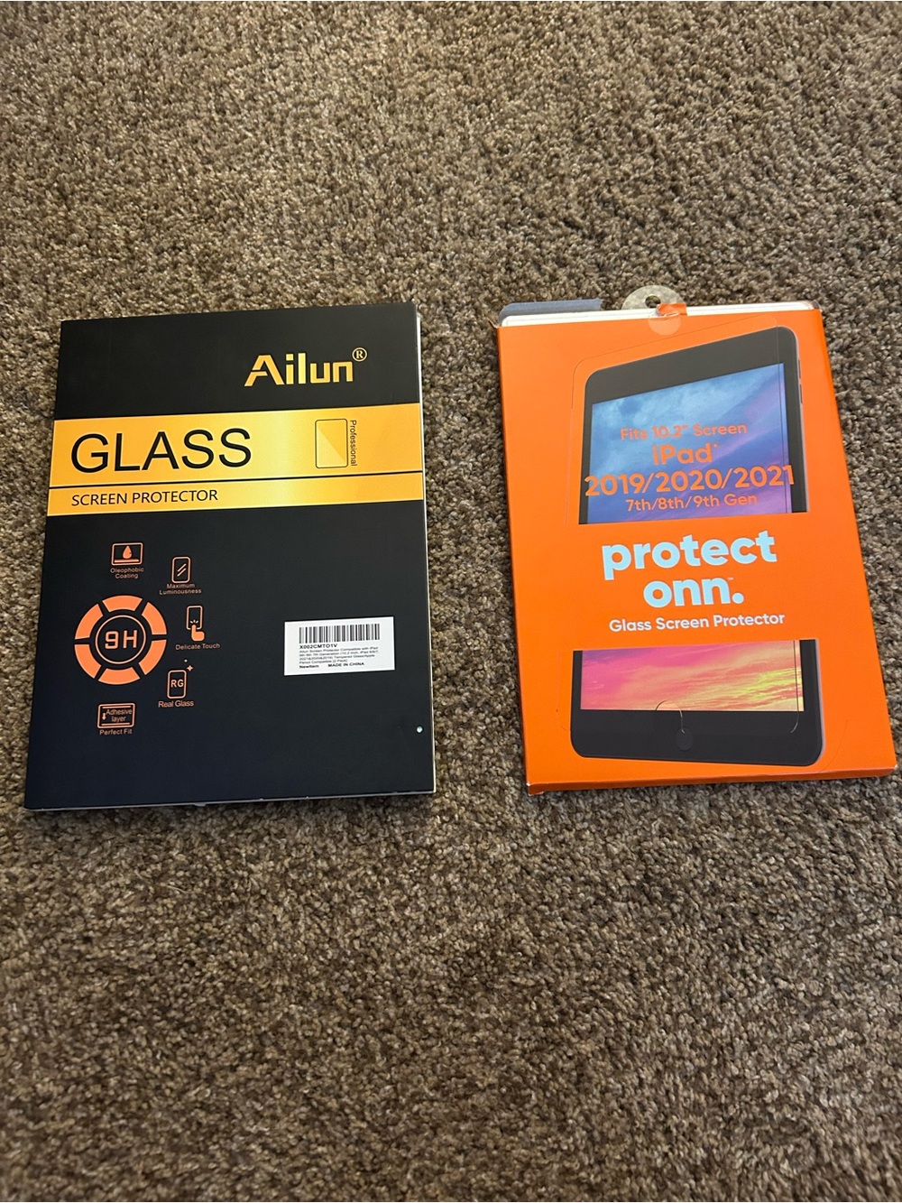 Ailun and Protect Onn Glass Screen Protectors for Tablets